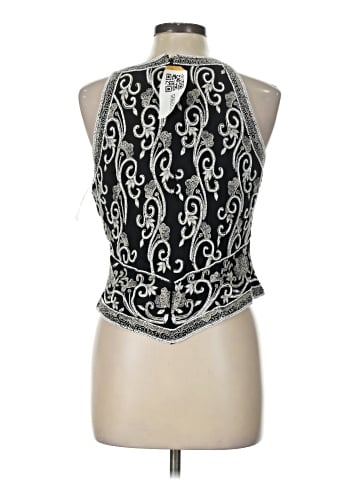 Papell Boutique Evening Sleeveless Silk Top (view 2)