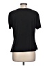 AUW Black Short Sleeve Top Size L - photo 2