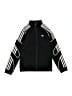 Adidas 100% Polyester Black Track Jacket Size S (estimated, youth) - photo 1