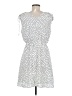 Collective Concepts 100% Polyester Polka Dots White Casual Dress Size M - photo 2