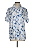 Vineyard Vines 100% Linen Tropical Blue Short Sleeve Button-Down Shirt Size S - photo 1