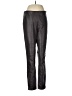 Free People 100% Polyurethane Metallic Black Casual Pants Size 8 - photo 1