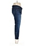 Express Jeans Solid Blue Jeans Size 10R - photo 4