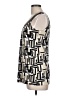 DKNYC Ivory Black Sleeveless Blouse Size L (estimated) - photo 5