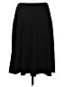 George Solid Black Casual Skirt Size L - photo 1