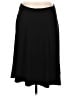 George Solid Black Casual Skirt Size L - photo 2
