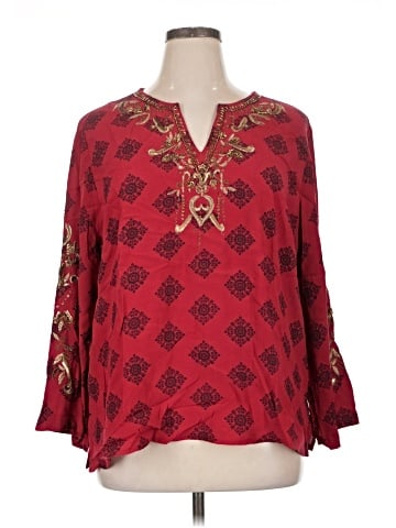 Soft Surroundings 3/4 Sleeve Blouse (view 1)