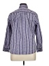 Roaman's Stripes Blue 3/4 Sleeve Button-Down Shirt Size 14w - photo 2