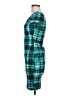 Bailey Blue Plaid Teal Casual Dress Size M - photo 5