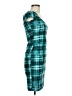 Bailey Blue Plaid Teal Casual Dress Size M - photo 4