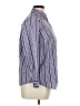 Roaman's Stripes Blue 3/4 Sleeve Button-Down Shirt Size 14w - photo 4