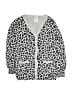Gymboree 100% Cotton Animal Print Silver Cardigan Size 5 - 6 - photo 1