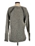 Generation Love Chevron-herringbone Gray Wool Pullover Sweater Size S - photo 2