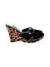 Prada 100% Leather Black Wedges Size EU 37 - photo 1