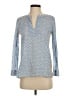 J.Crew 100% Cotton Blue Long Sleeve Blouse Size 00 - photo 1