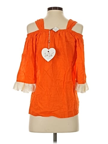 VAVA by Joy Han 3/4 Sleeve Blouse (view 2)