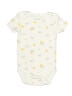 Assorted Brands Print Ivory Yellow Short Sleeve Onesie Size 6-9 mo - photo 1
