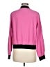Allegra K 100% Polyester Color Block Pink Jacket Size M - photo 2