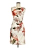 En Focus Studio Floral Ivory Cocktail Dress Size 6 - photo 1