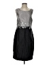 Kasper Gray Cocktail Dress Size 8 - photo 1