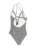 Cupshe Houndstooth Silver One Piece Swimsuit Size S - photo 2