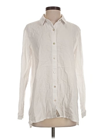 Eileen Fisher Long Sleeve Button-Down Shirt (view 1)