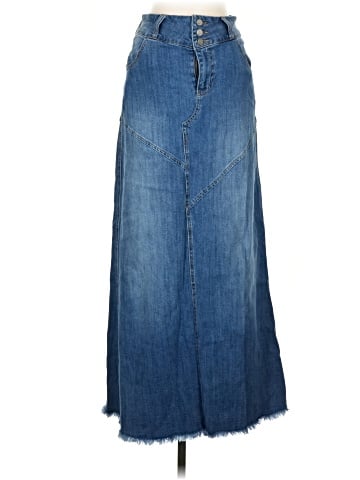 Wash Lab Denim Skirt (view 1)