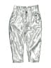 Gap 100% Polyester Metallic Silver Casual Pants Size 2 - photo 1