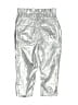 Gap 100% Polyester Metallic Silver Casual Pants Size 2 - photo 2