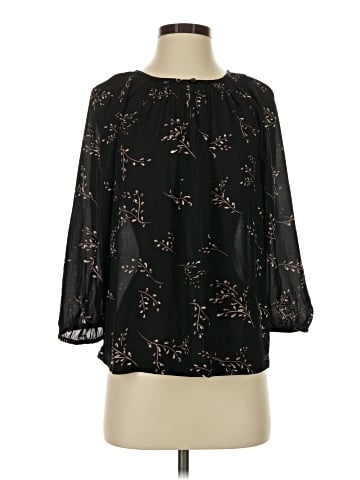 Kaari Blue 3/4 Sleeve Blouse (view 1)