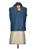 Liz Claiborne Blue Sleeveless Button-Down Shirt Size S - photo 2