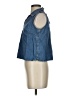 Liz Claiborne Blue Sleeveless Button-Down Shirt Size S - photo 5