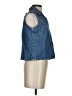 Liz Claiborne Blue Sleeveless Button-Down Shirt Size S - photo 4