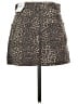 Pull&Bear 100% Baumwolle Animal Print Brown Casual Skirt Size S - photo 2