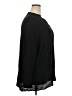 JunaRose Black Long Sleeve Blouse Size 24 - photo 4