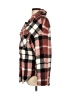 Ci Sono 100% Polyester Plaid Red Coat Size L - photo 5