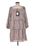Who What Wear 100% Polyester Brown Kimono Size M - photo 2