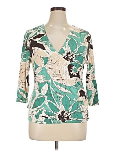 Coldwater Creek 3/4 Sleeve Blouse (view 1)