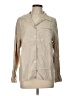 DressBarn 100% Silk Tan Long Sleeve Silk Top Size L - photo 1