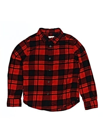 Cat & Jack Long Sleeve Button-Down Shirt (view 1)