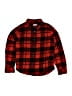 Cat & Jack 100% Cotton Plaid Red Long Sleeve Button-Down Shirt Size 6 - 7 - photo 1