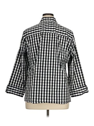 Foxcroft 3/4 Sleeve Button-Down Shirt (view 2)