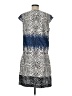 Worth Graphic Blue Casual Dress Size M - photo 2