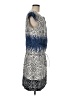 Worth Graphic Blue Casual Dress Size M - photo 4