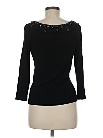 Carmen Marc Valvo 3/4 Sleeve Top (view 2)