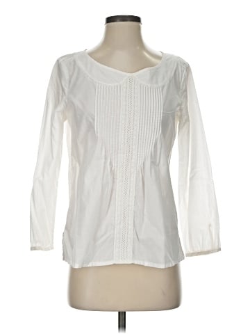 Lands' End Canvas 3/4 Sleeve Blouse (view 1)