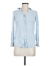 Candie's 100% Rayon Blue Long Sleeve Blouse Size M - photo 1