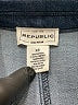 For The Republic Blue Denim Jacket Size XS - photo 6