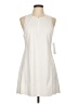 Athleta Solid White Casual Dress Size L - photo 1