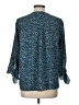 MICHAEL Michael Kors Blue 3/4 Sleeve Blouse Size L - photo 2
